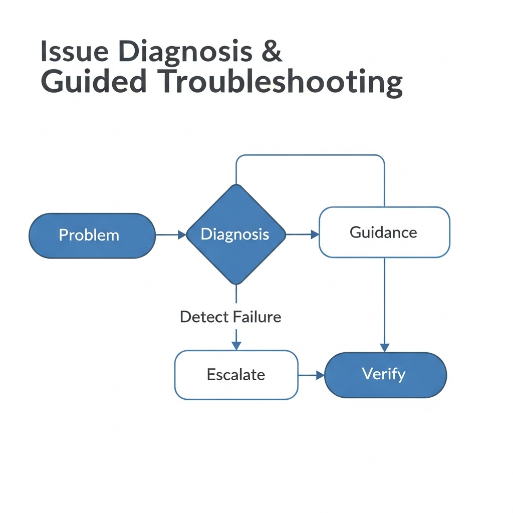 Issue Diagnosis & Guided Troubleshooting Workflow