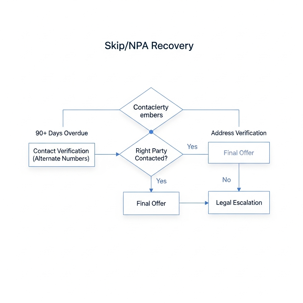 Skip/NPA Recovery Workflow
